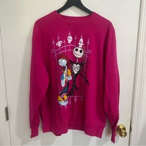 Disney Store Vintage Nightmare Before Christmas Fleece Top